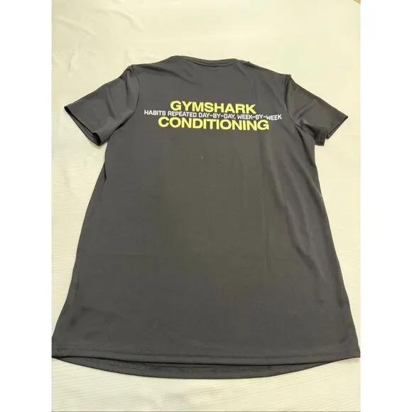 Gymshark Black Slim Fit T-Shirt Tee Top Size Small - Picture 6 of 8